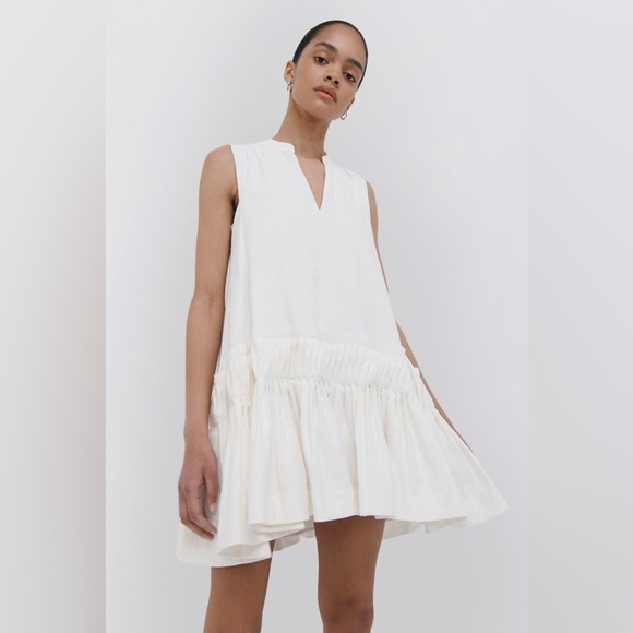 JONATHAN SIMKHAI
V-Neck Mini Dress - Picture 3 of 12